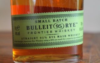 Bulleit Rye Frontier Whisky Ettikett